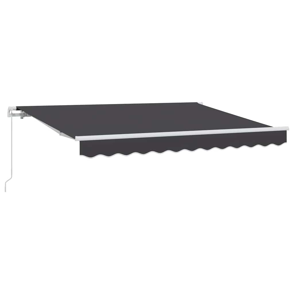 Udtrækkelig markise Antracit 300 x 200 cm Stof