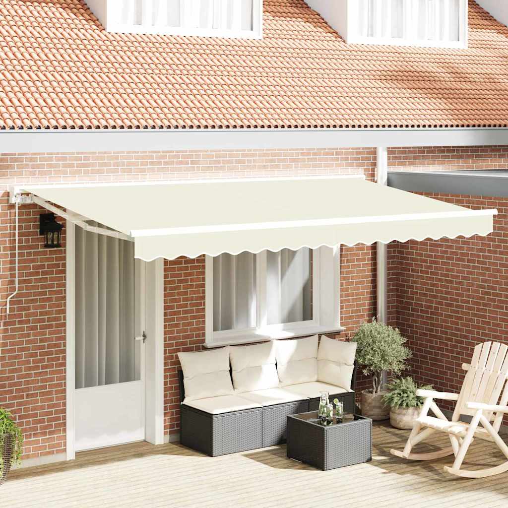 Markiseramme Cremefarvet 350 x 200 cm