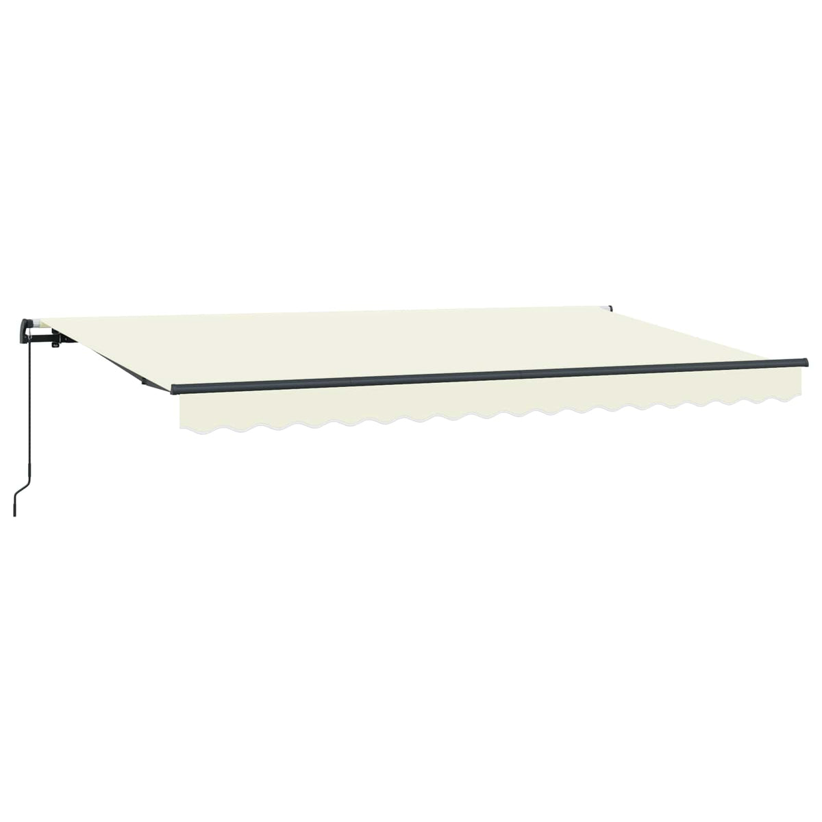 Udtrækkelig markise Creme 350 x 200 cm Stof