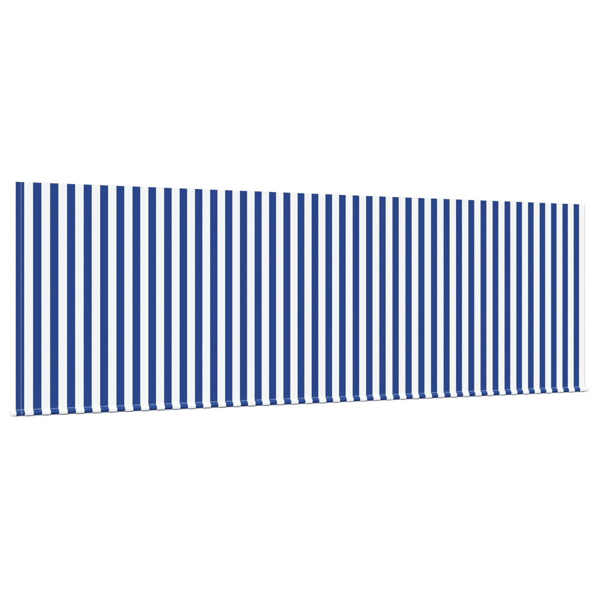 Udtrækkelig markise Blå og Hvid 350 x 200 cm