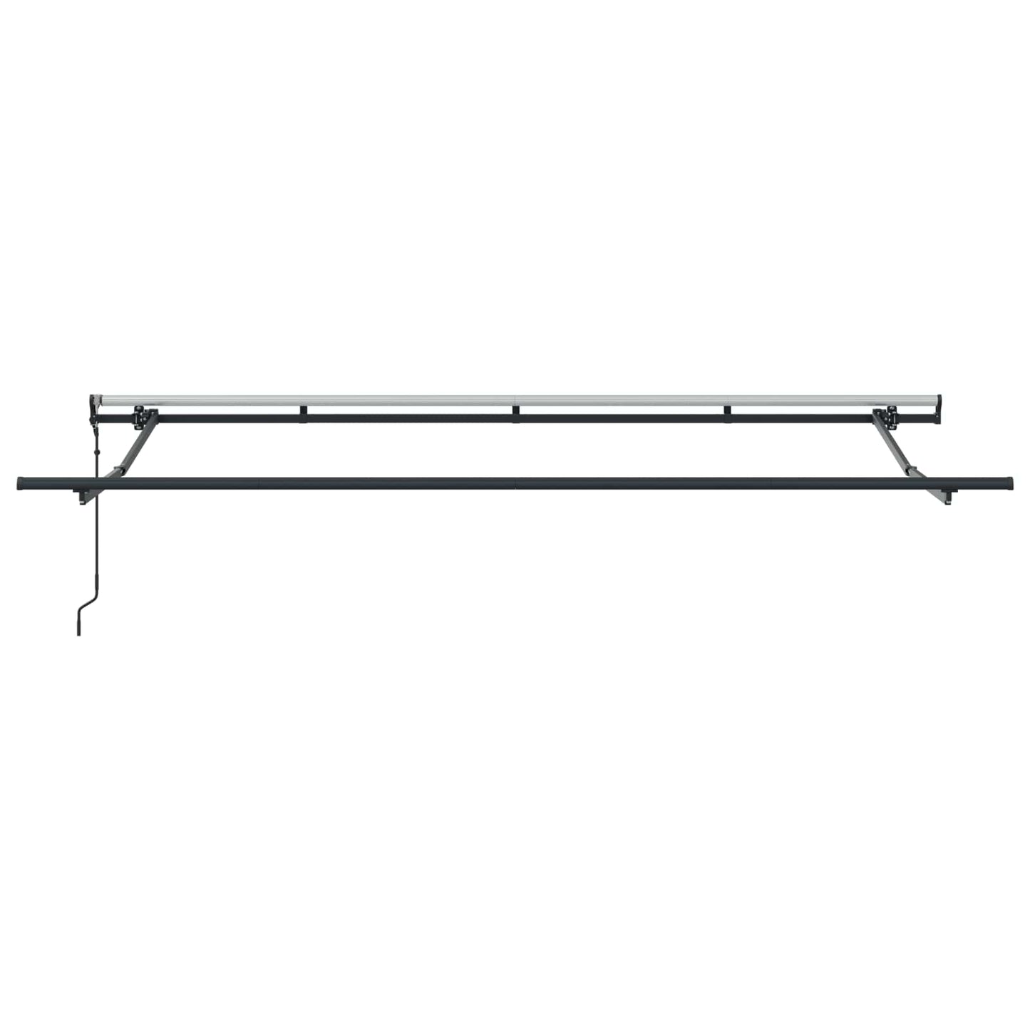 Udtrækkelig markise Blå og Hvid 350 x 200 cm