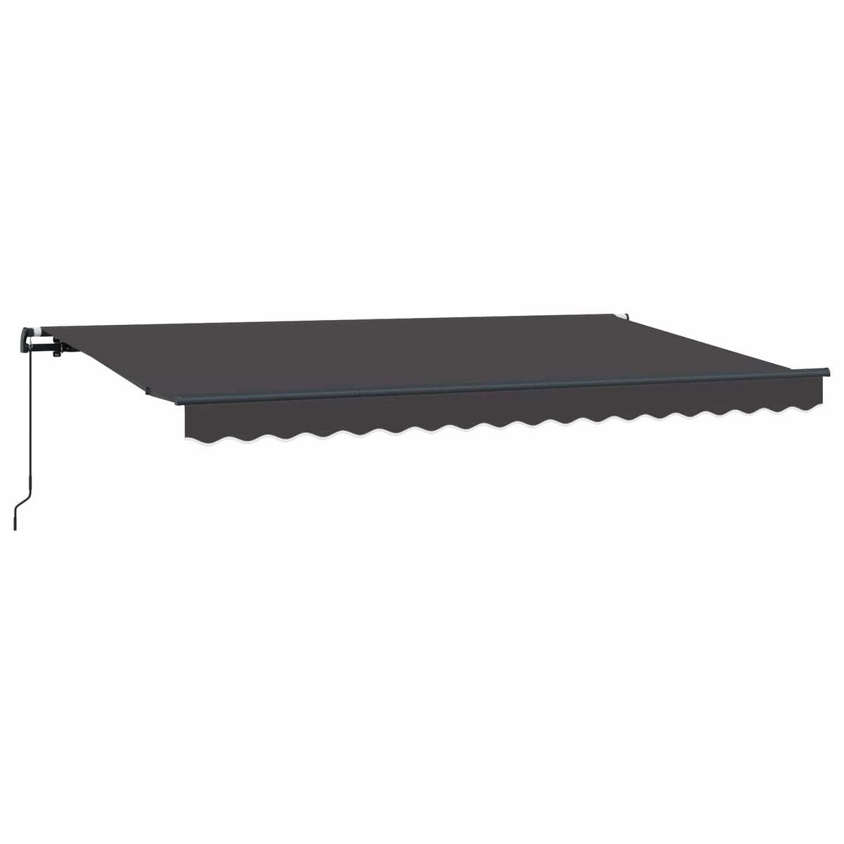 Udtrækkelig markise Antracit 350 x 200 cm Stof