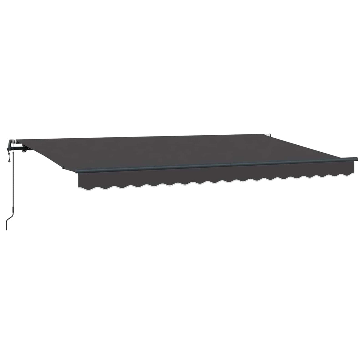 Udtrækkelig markise Antracit 350 x 200 cm Stof