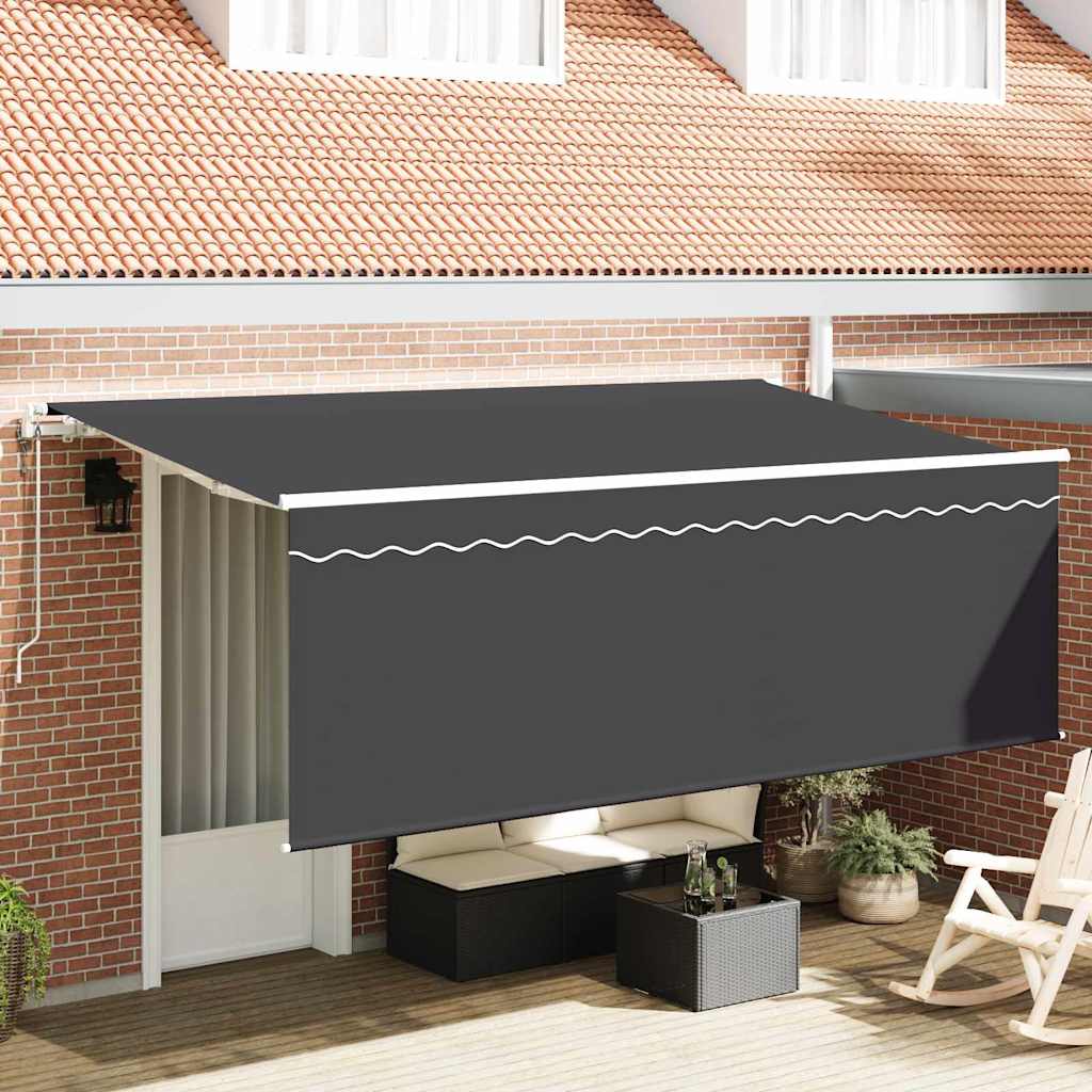 Udtrækkelig markise Antracit 350 x 200 cm