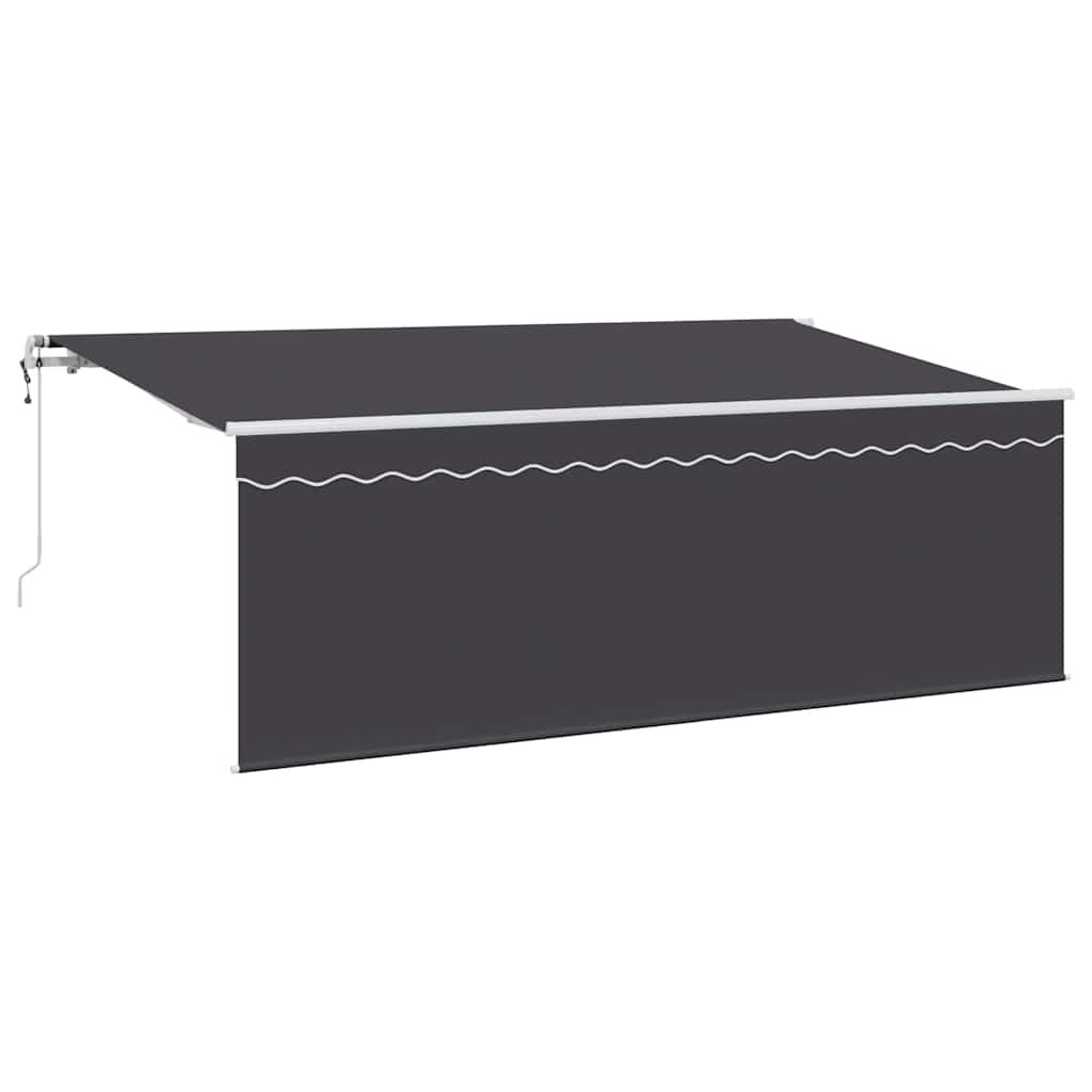 Udtrækkelig markise Antracit 350 x 200 cm