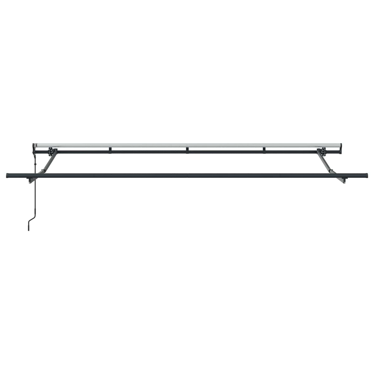 Udtrækkelig markise Antracit 350 x 200 cm