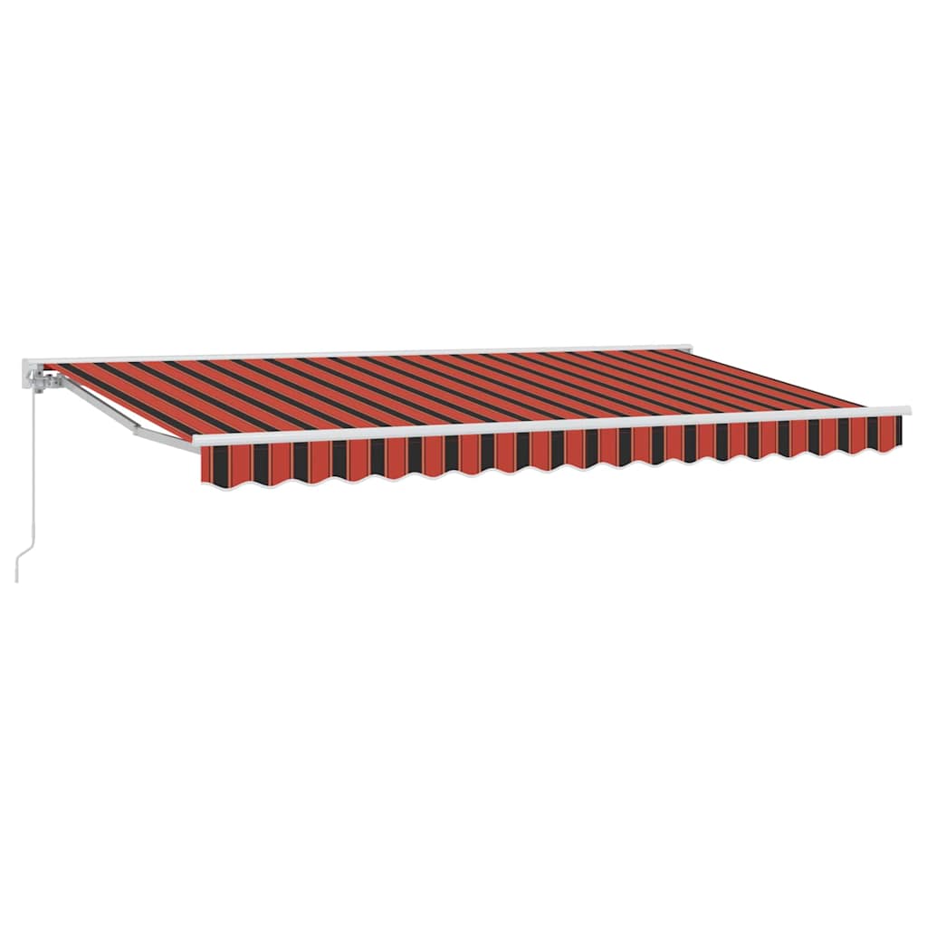 Markiseramme Orange og Sort 350 x 200 cm