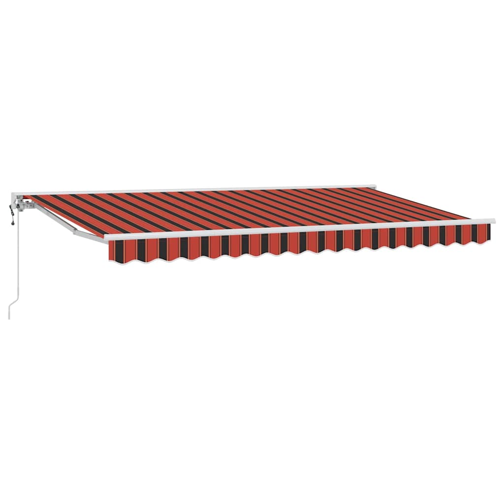 Markiseramme Orange og Sort 350 x 200 cm