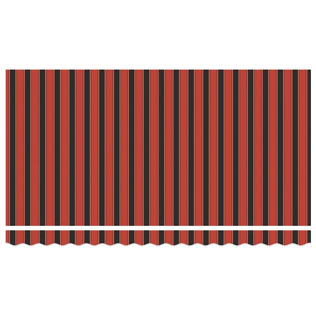 Markiseramme Orange og Sort 350 x 200 cm