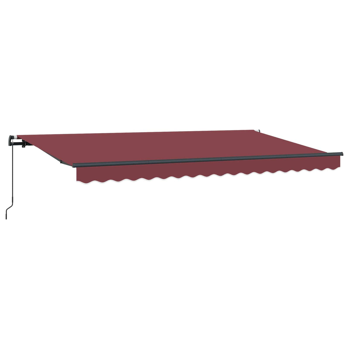 Udtrækkelig markise Bordeaux 350 x 200 cm Stof