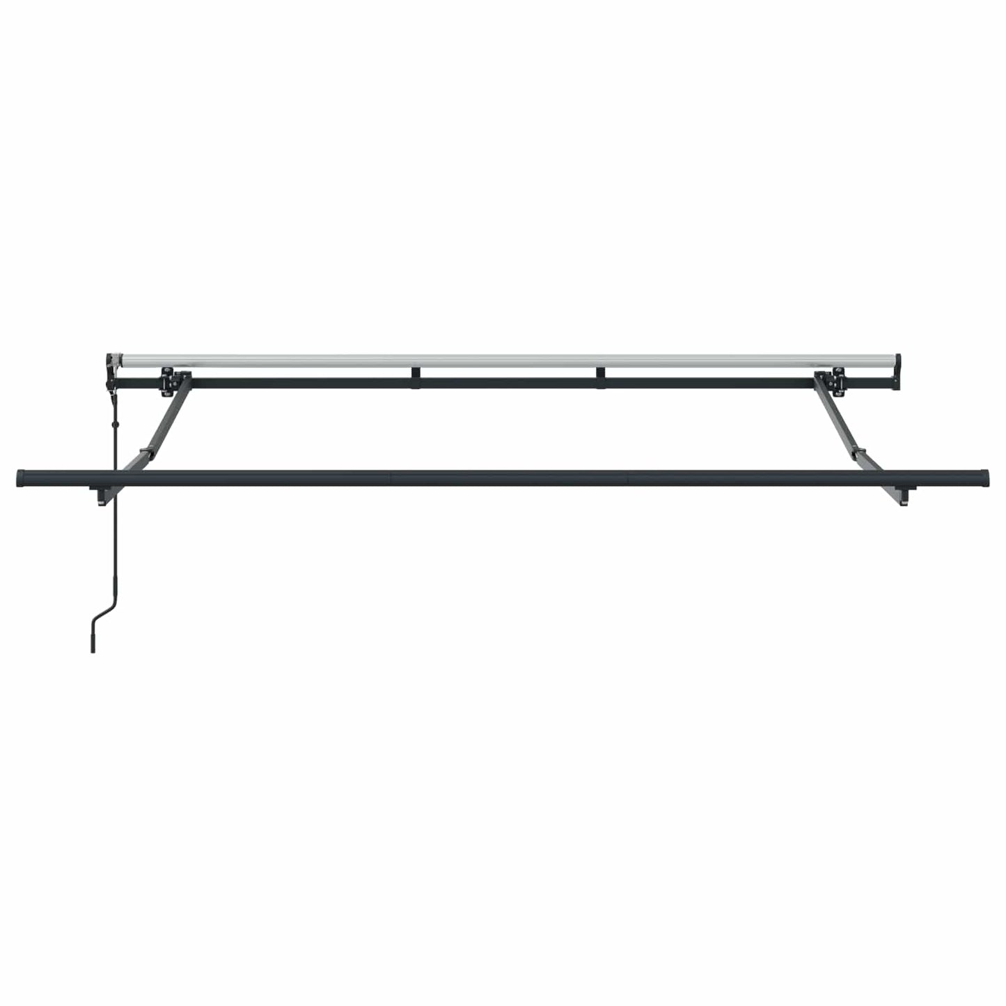 Udtrækkelig markise Brun 350 x 200 cm Stof