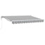Markiseramme Anthracit og hvid 350 x 200 cm