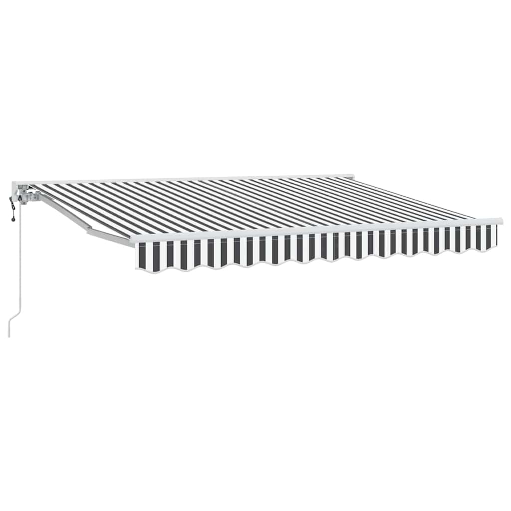 Markiseramme Anthracit og hvid 350 x 200 cm
