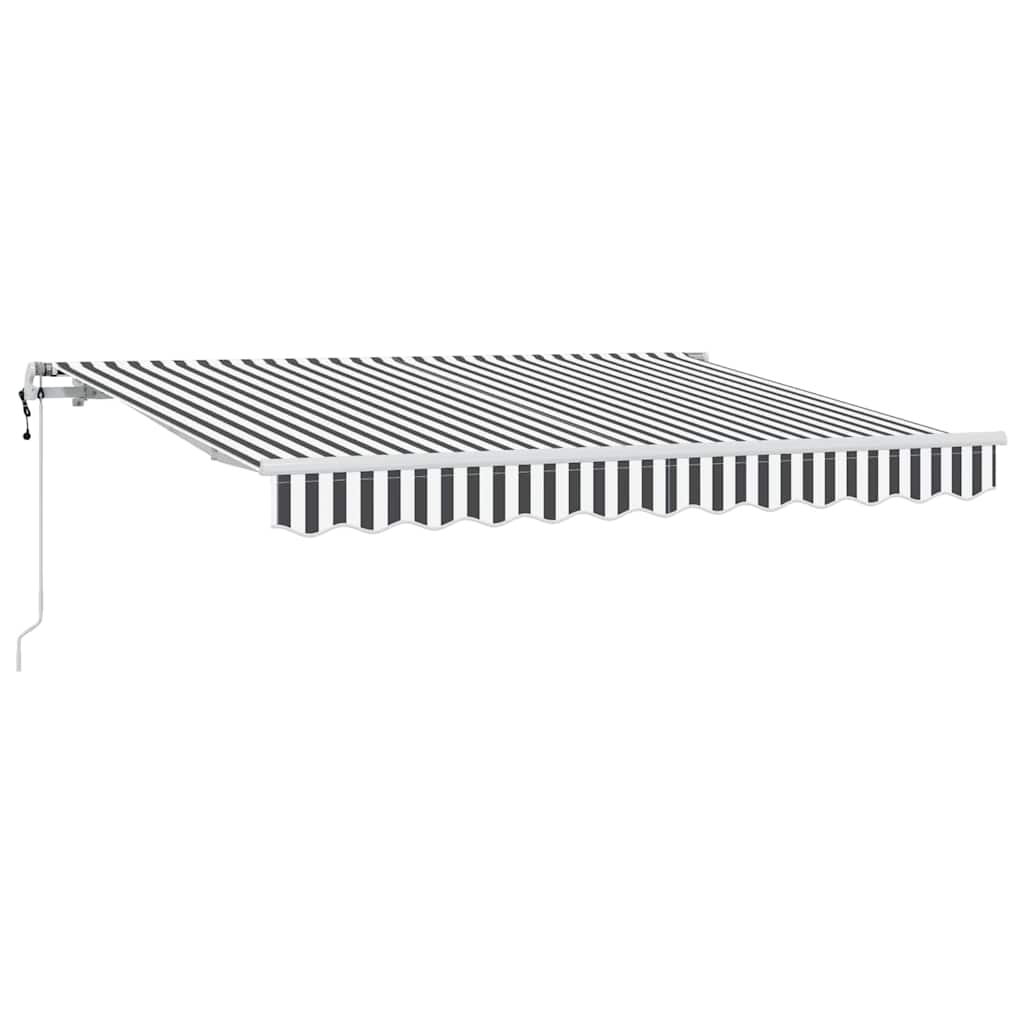 Udtrækkelig markise Antracit 350 x 200 cm Stof