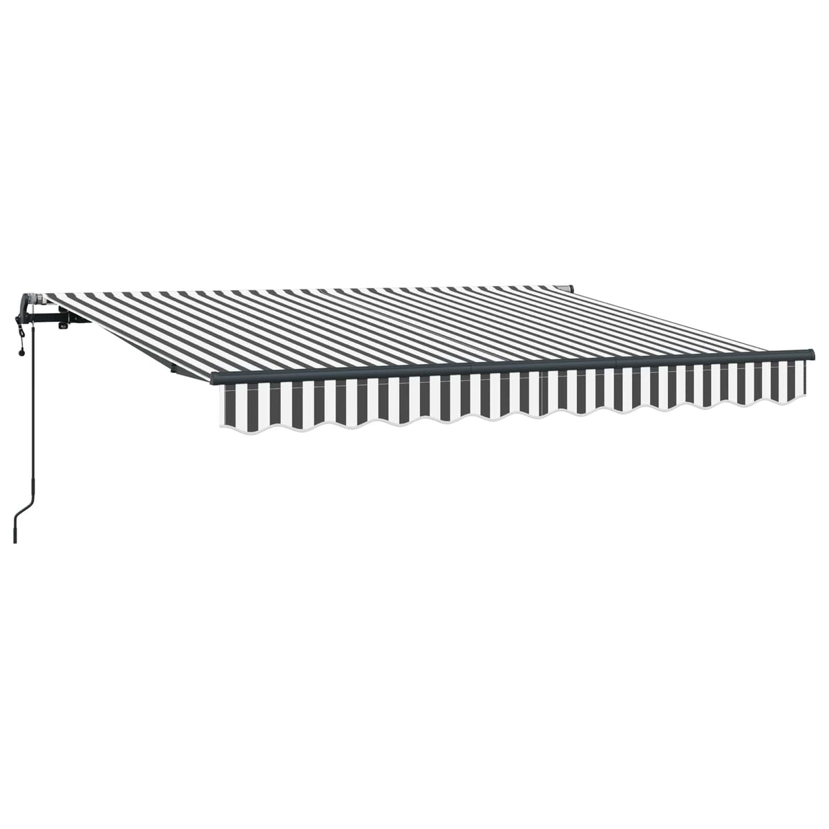 Udtrækkelig markise Antracit 350 x 200 cm Stof