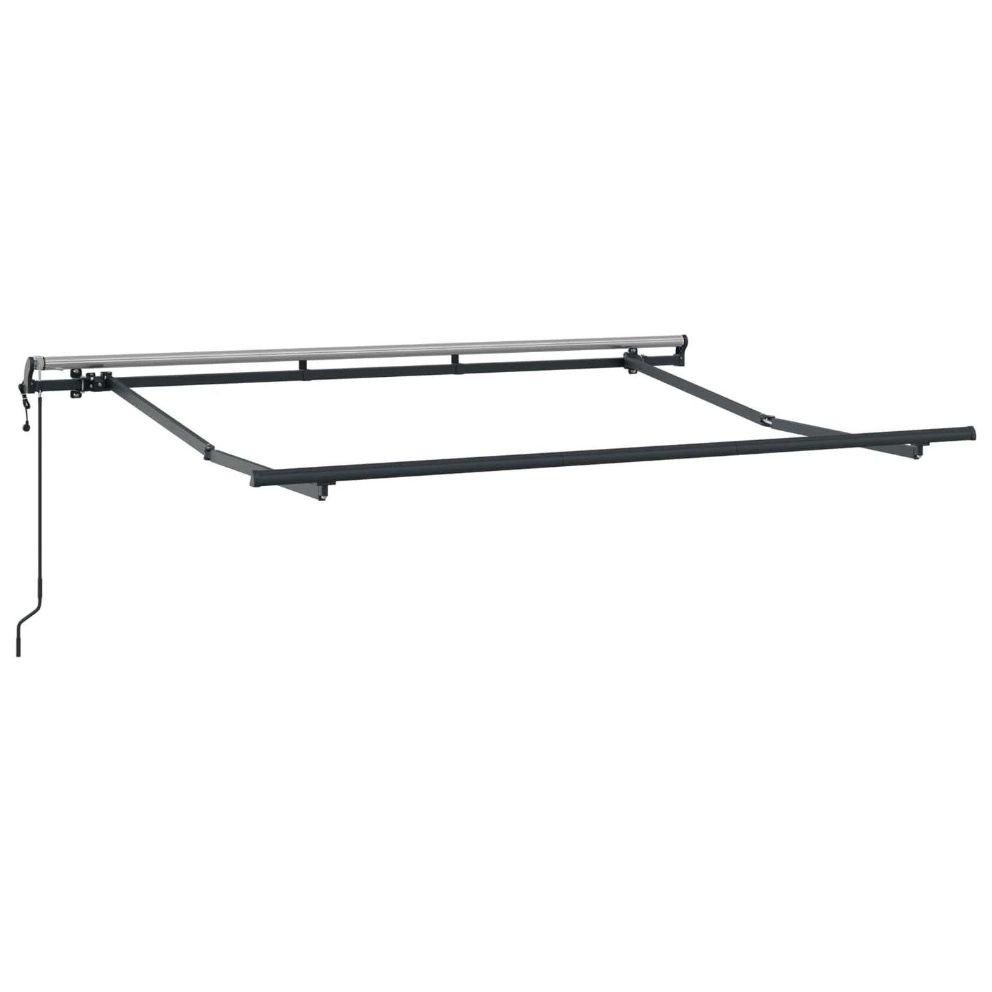Udtrækkelig markise Antracit 350 x 200 cm Stof