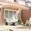 Markiseramme Flerfarvet 350 x 200 cm Polyester med PU belægning