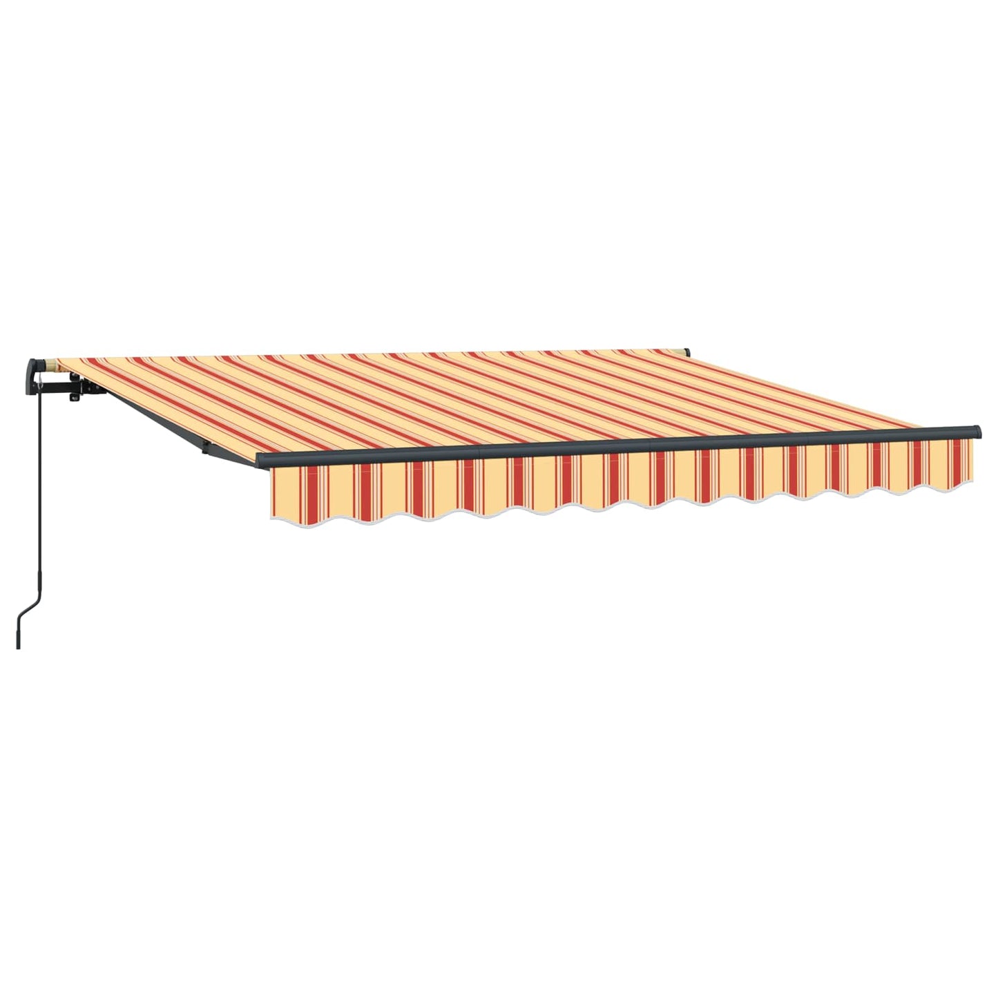 Udtrækkelig markise Gul 350 x 200 cm Stof