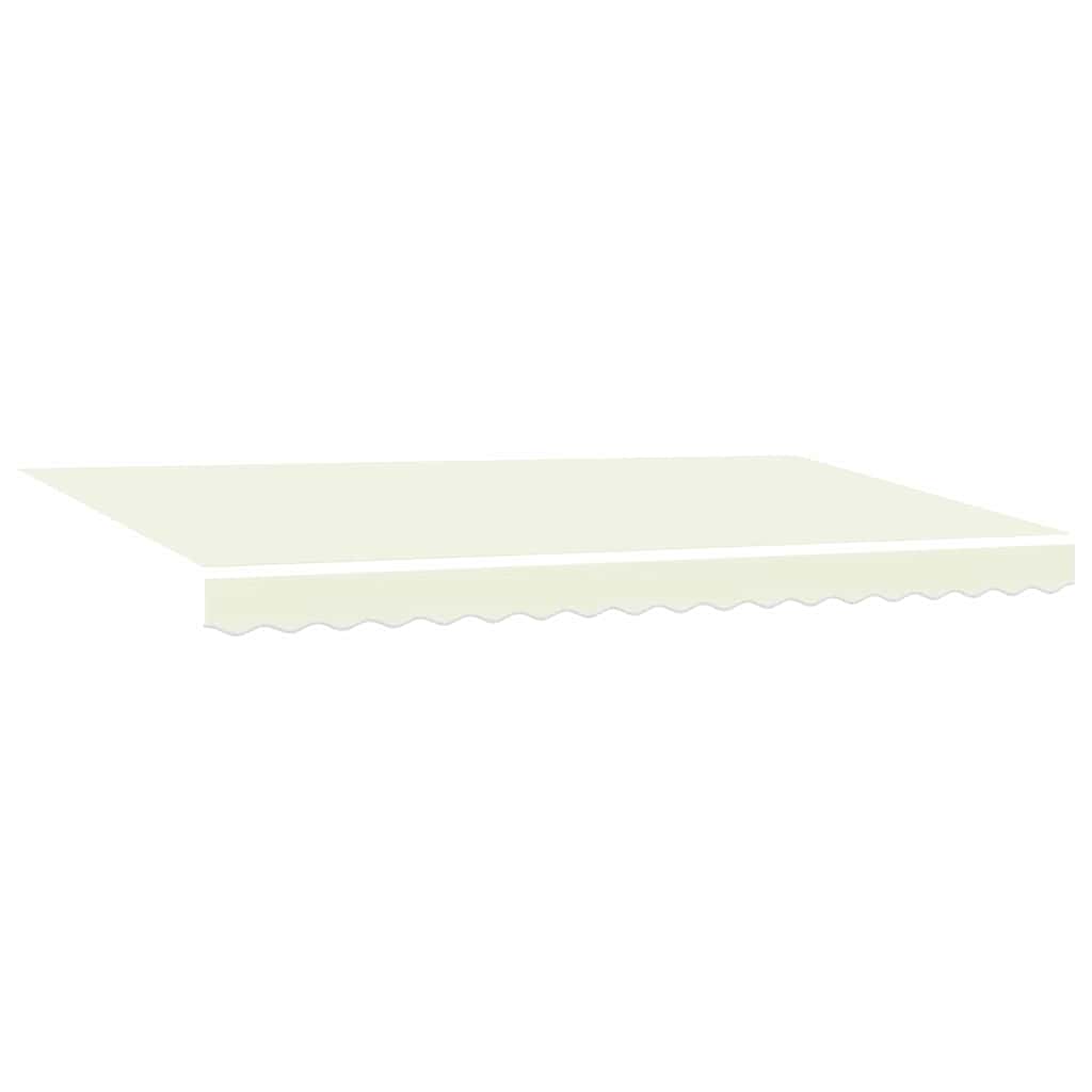 Udtrækkelig markise Creme 400 x 200 cm Stof