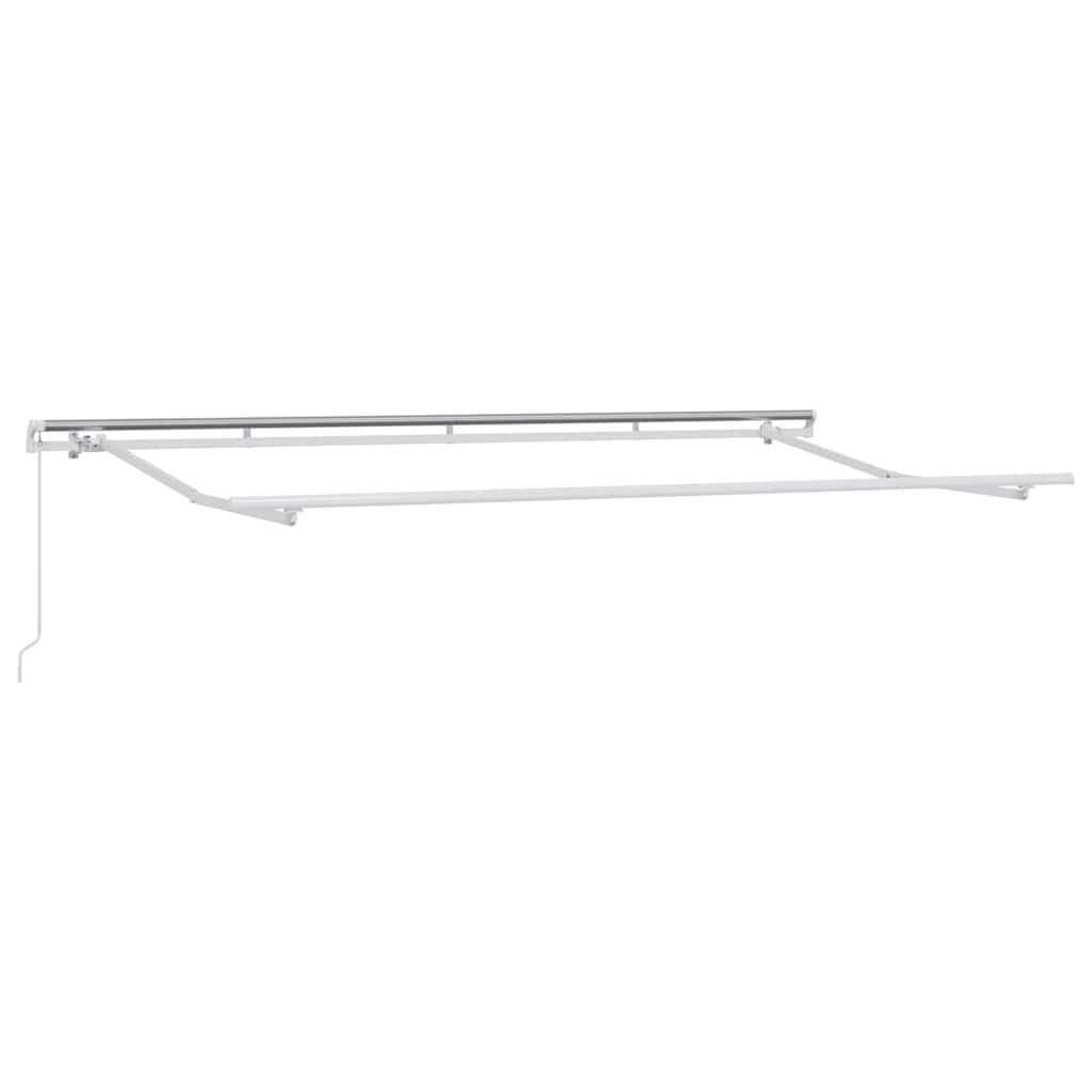 Udtrækkelig markise Creme 400 x 200 cm Stof