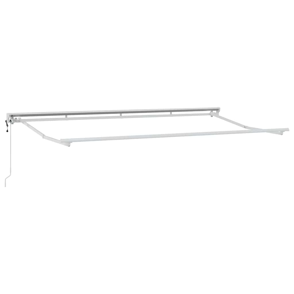 Markiseramme Gul og Hvid 400 x 200 cm