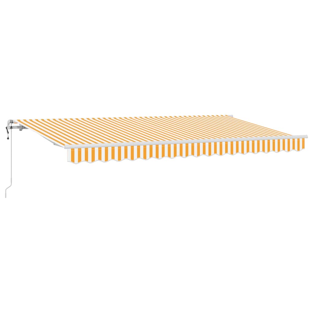 Udtrækkelig markise Gul 400 x 200 cm Stof
