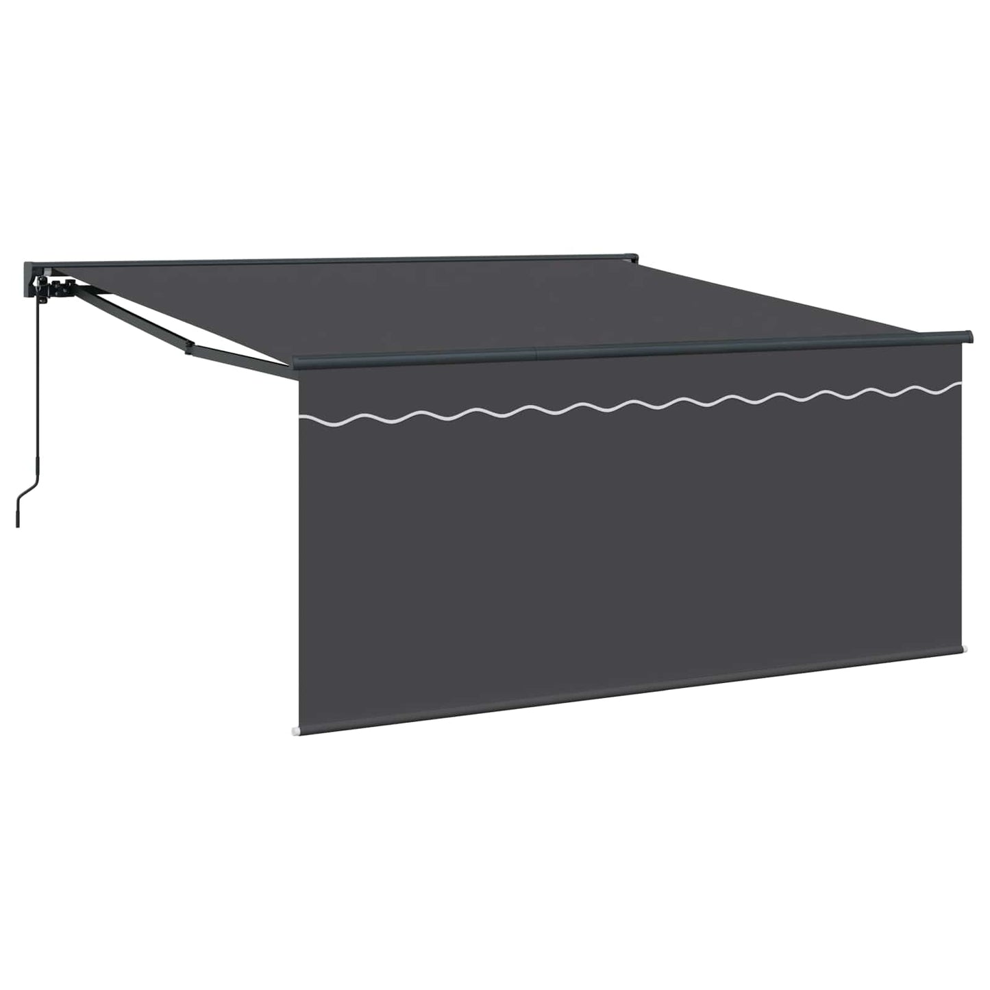Udtrækkelig markise Antracit 300 x 250 cm