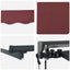 Markiseramme Bordeaux 300 x 250 cm Polyester med PU belægning