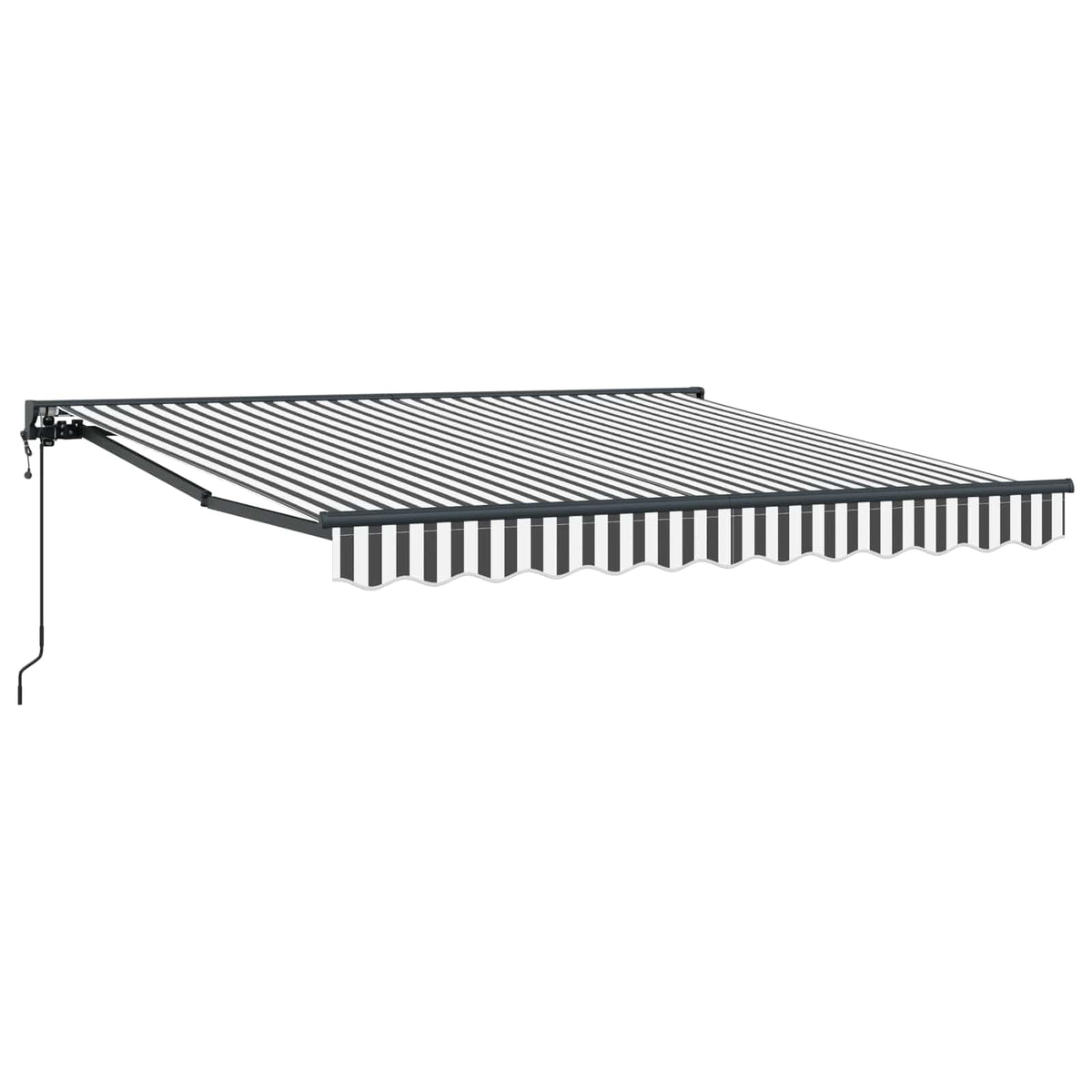 Markiseramme Anthracit og hvid 300 x 250 cm