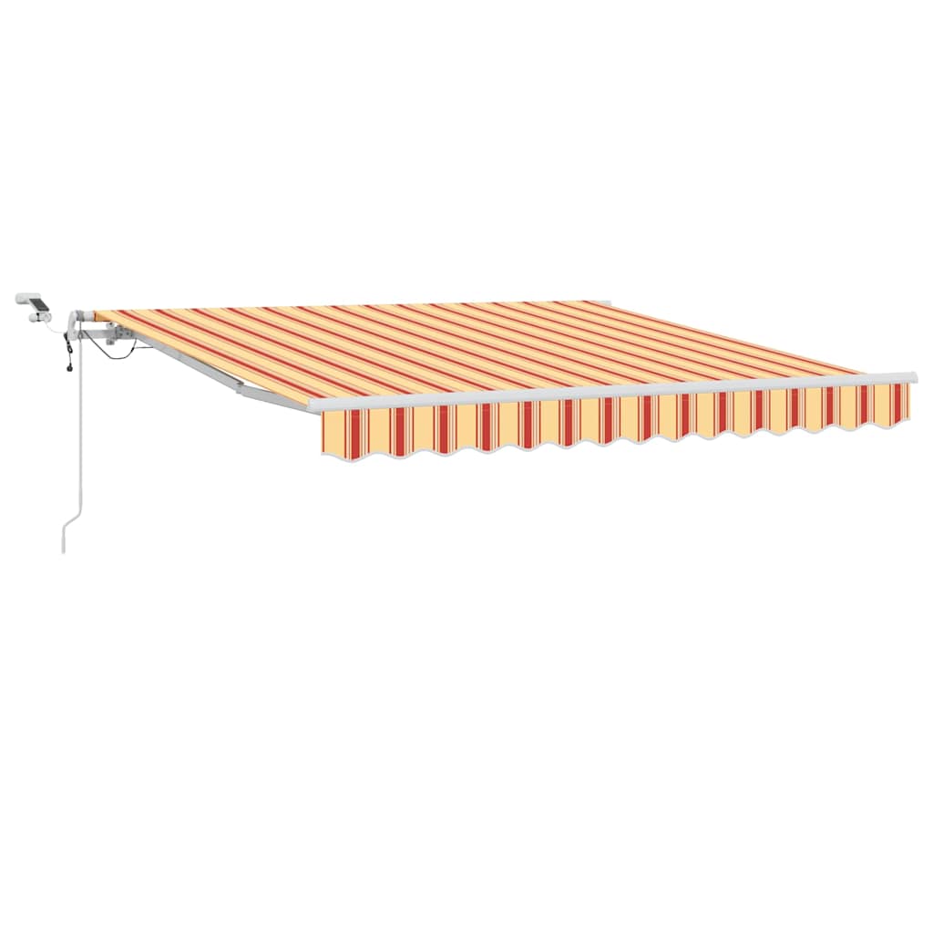 Udtrækkelig markise Gul og orange 300 x 250 cm Polyester