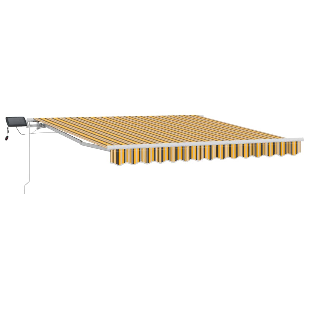Udtrækkelig markise Flerfarvet 300 x 250 cm Stof og aluminium