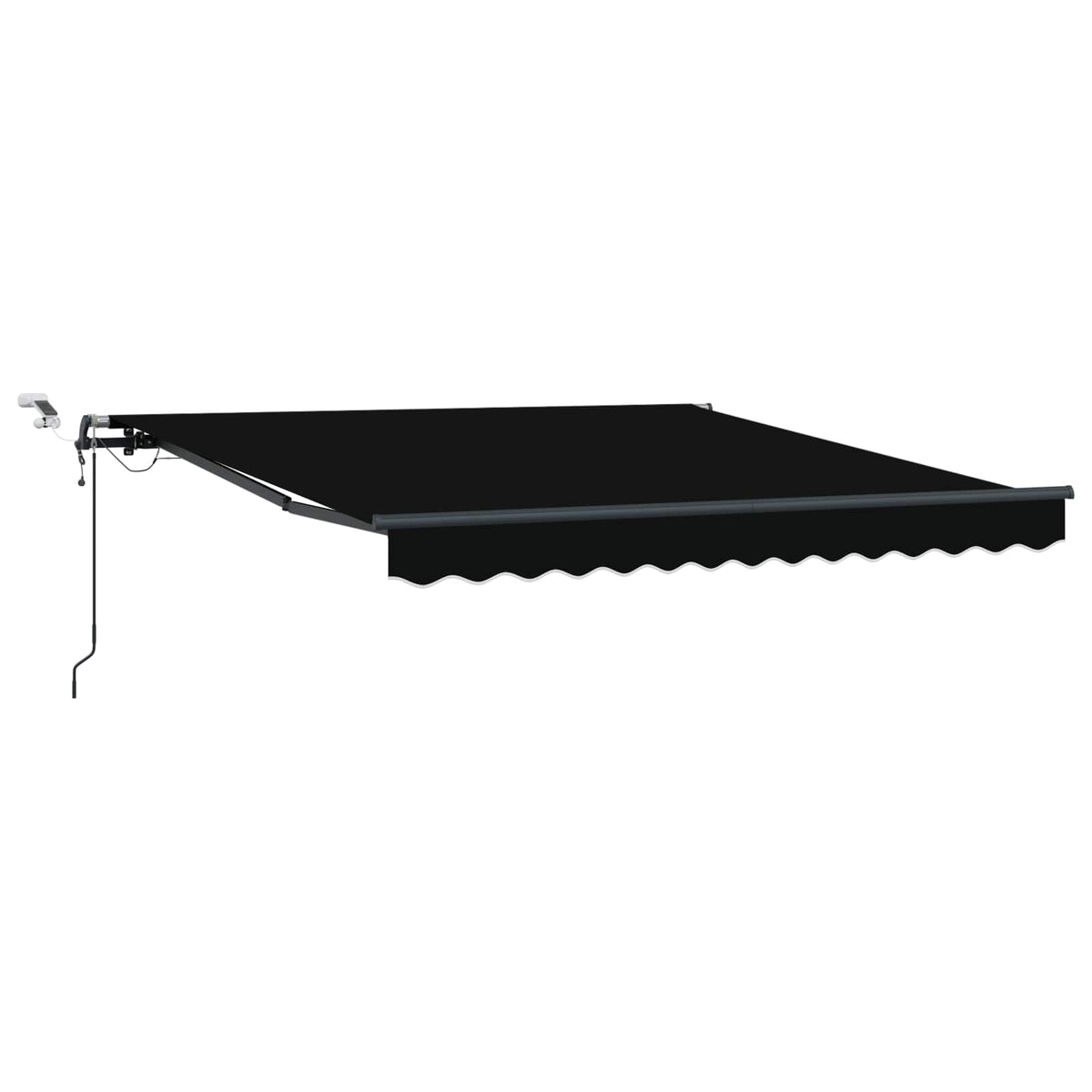 Udtrækkelig markise Sort 300 x 250 cm Polyester