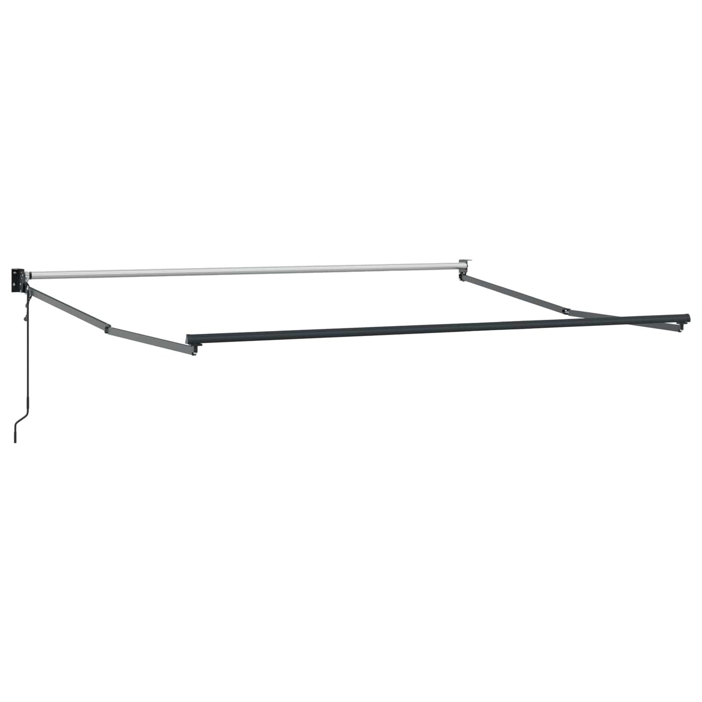 Udtrækkelig markise Sort 300 x 250 x 165 cm Polyester og metal