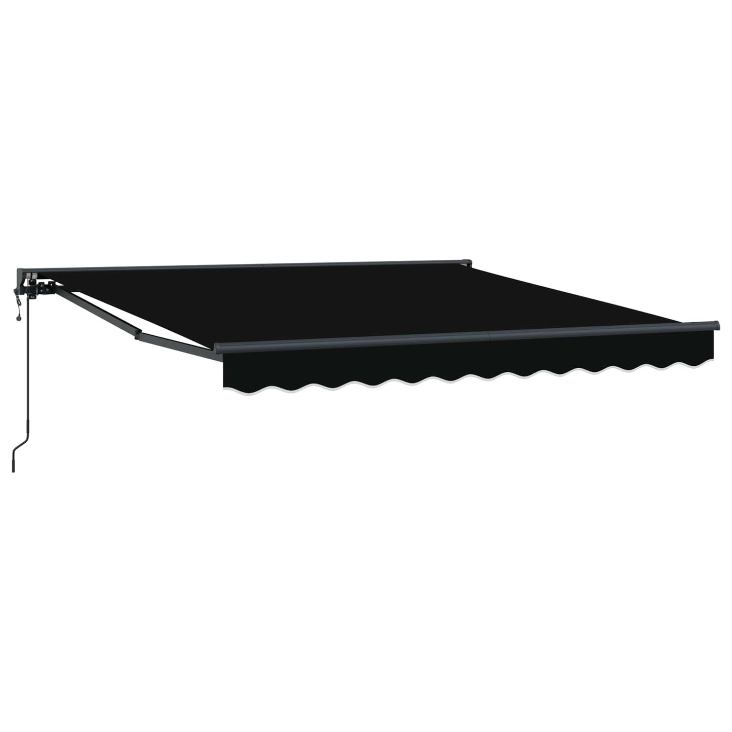 Markiseramme Sort 300 x 250 cm Polyester med PU belægning
