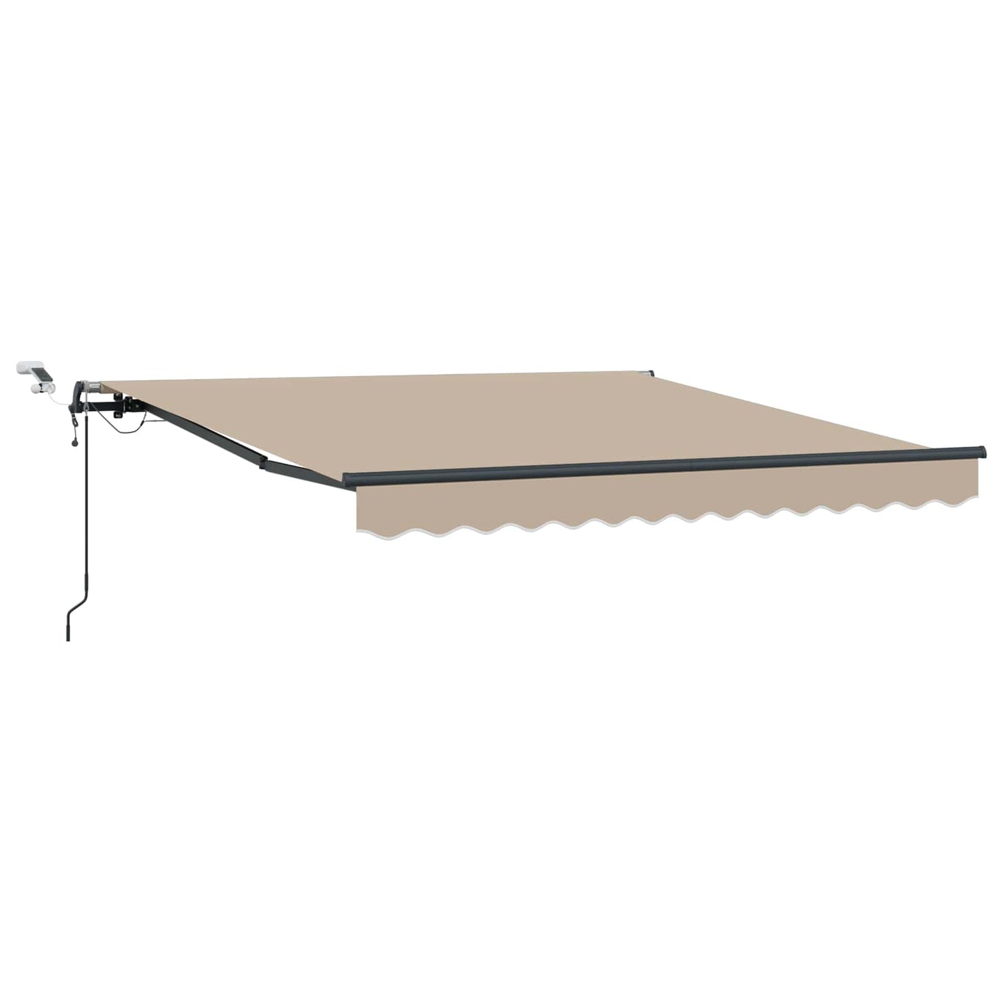 Udtrækkelig markise Beige 300 x 250 cm Polyester