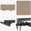 Markiseramme Beige 300 x 250 cm Polyester med PU belægning