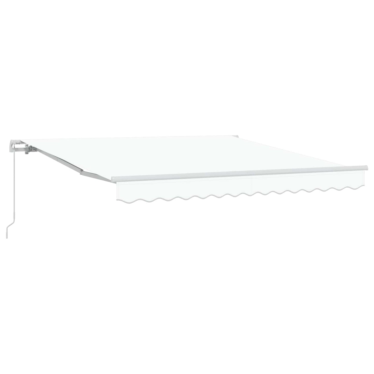 Udtrækkelig markise Hvid 300 x 250 x 165 cm