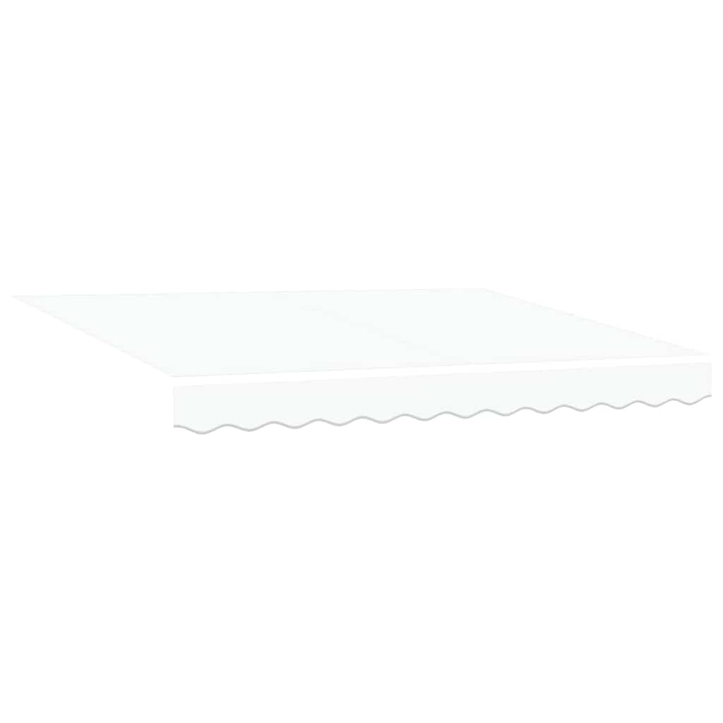 Udtrækkelig markise Hvid 300 x 250 cm Polyester