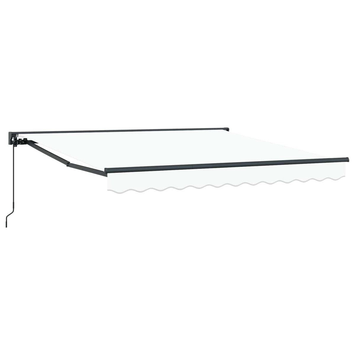 Markiseramme Hvid 300 x 250 cm Polyester med PU belægning