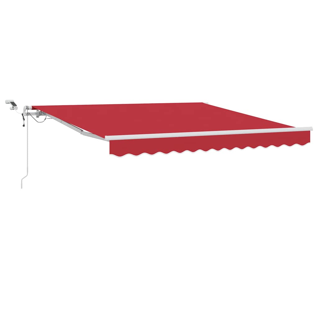 Udtrækkelig markise Rød 300 x 250 cm Polyester