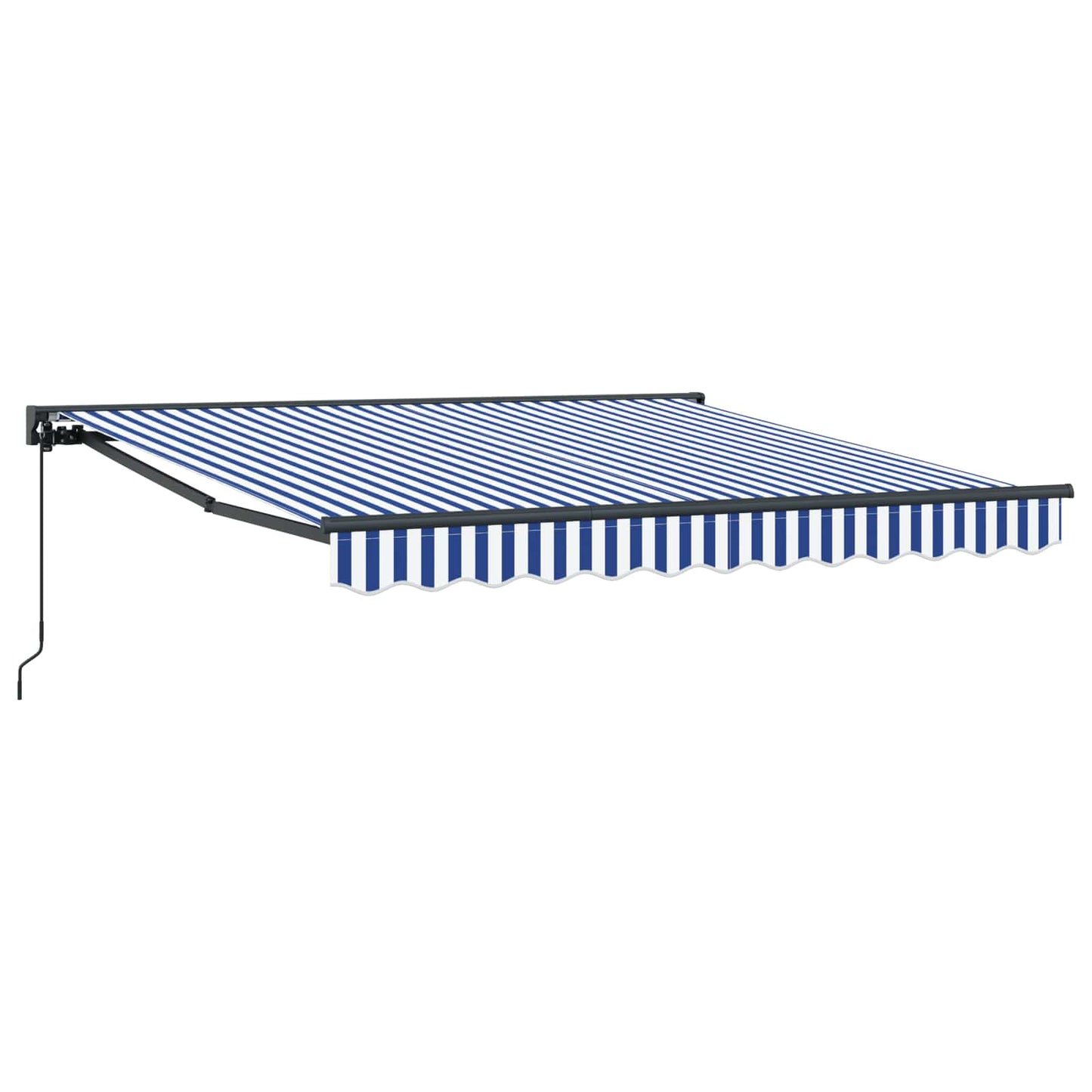Markiseramme Blå og Hvid 350 x 250 cm