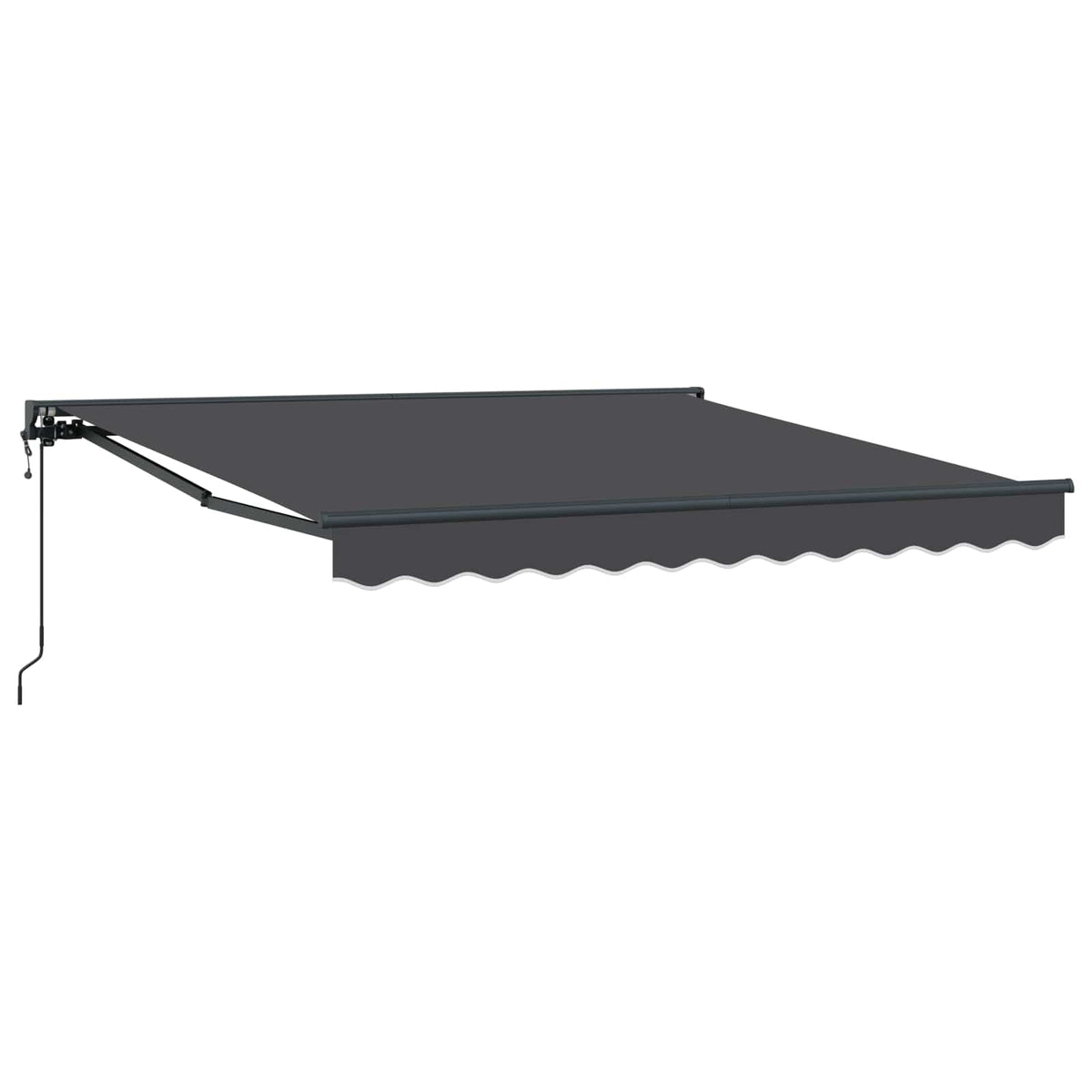 Markiseramme Antracit 350 x 250 cm Polyester med PU belægning