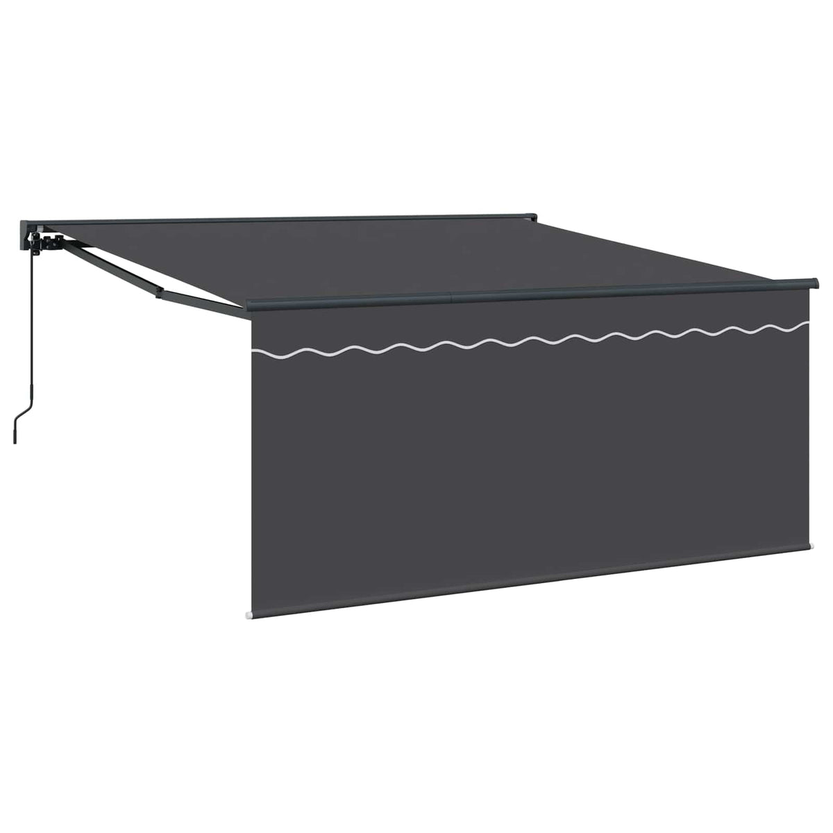 Udtrækkelig markise Antracit 350 x 250 cm