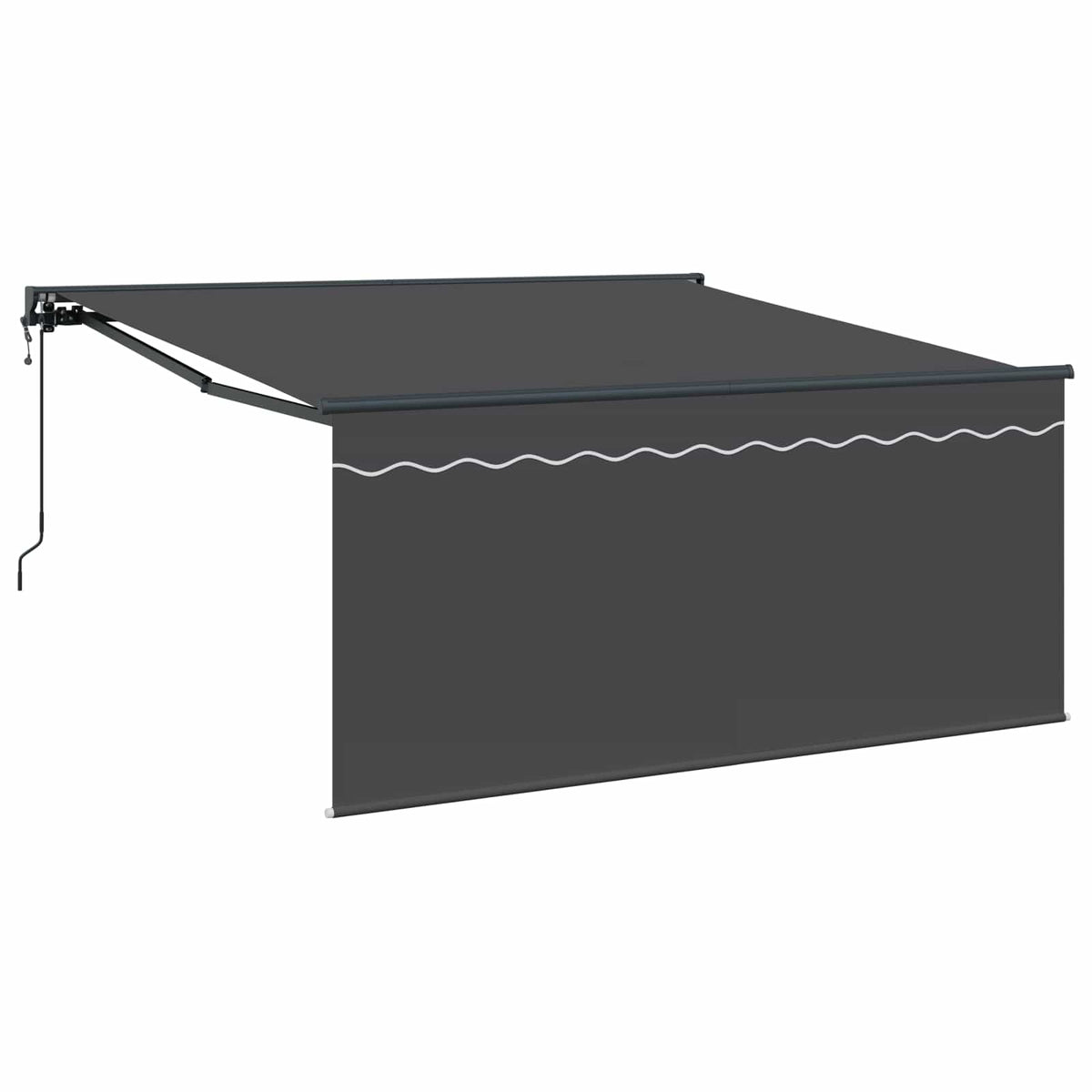 Udtrækkelig markise Antracit 350 x 250 cm