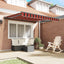 Markiseramme Orange og Sort 350 x 250 cm