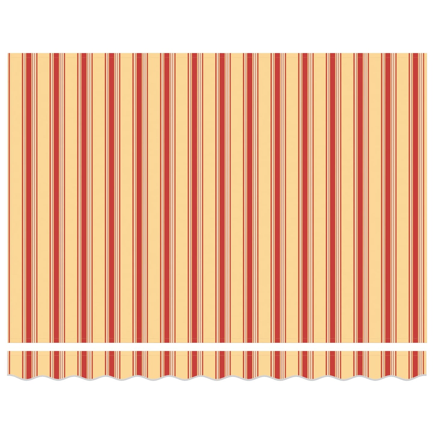 Markiseramme Flerfarvet 350 x 250 cm Polyester med PU belægning