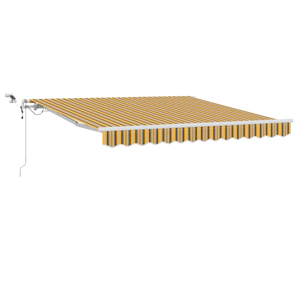 Udtrækkelig markise Flerfarvet 350 x 250 cm Polyester