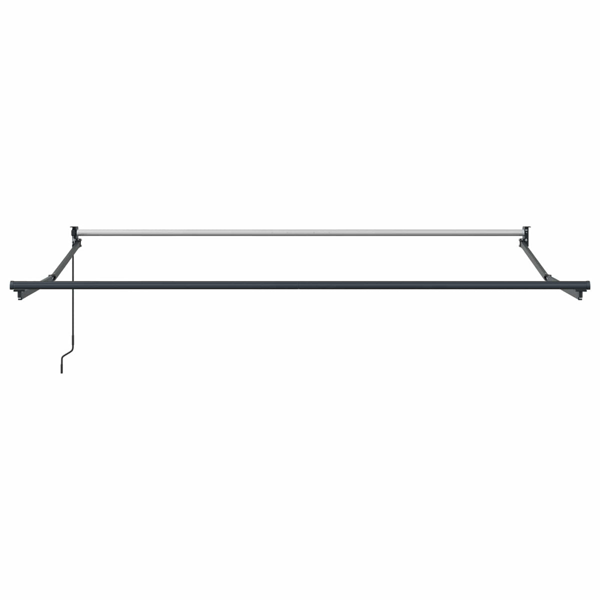 Udtrækkelig markise Sort 350 x 250 cm