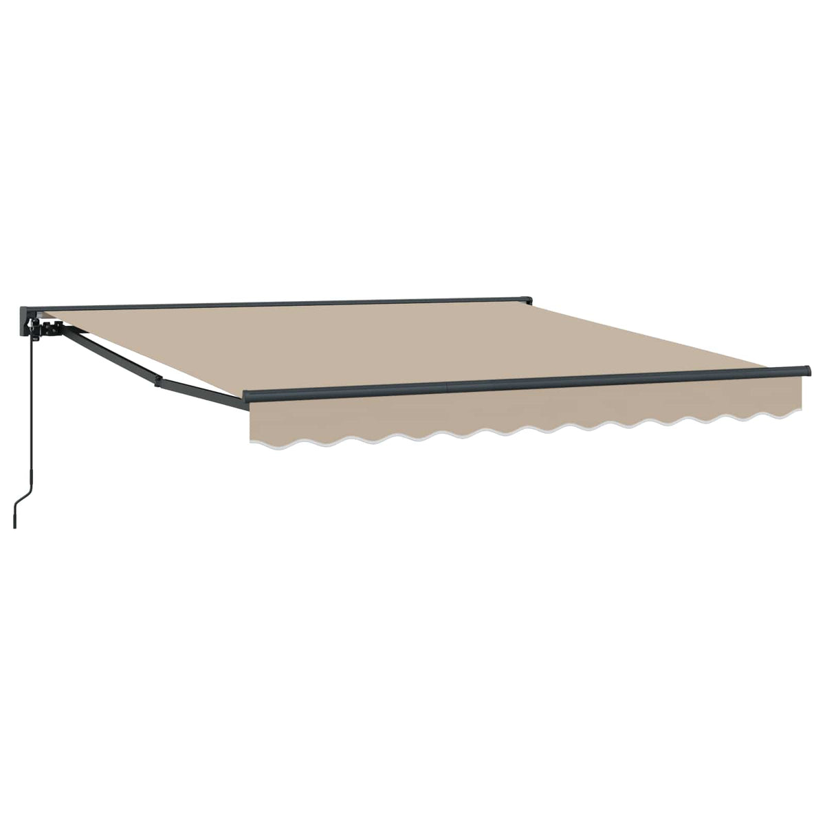 Markiseramme Beige 350 x 250 cm Polyester med PU belægning