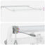 Udtrækkelig markise Hvid 350 x 250 cm Stof og aluminium